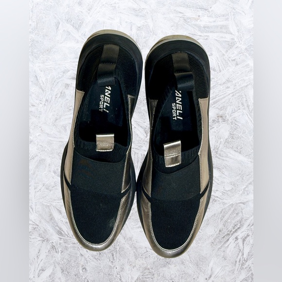Vaneli Sport Black & Silver Slip on Shoes 10 N excellent condition - Picture 3 of 7